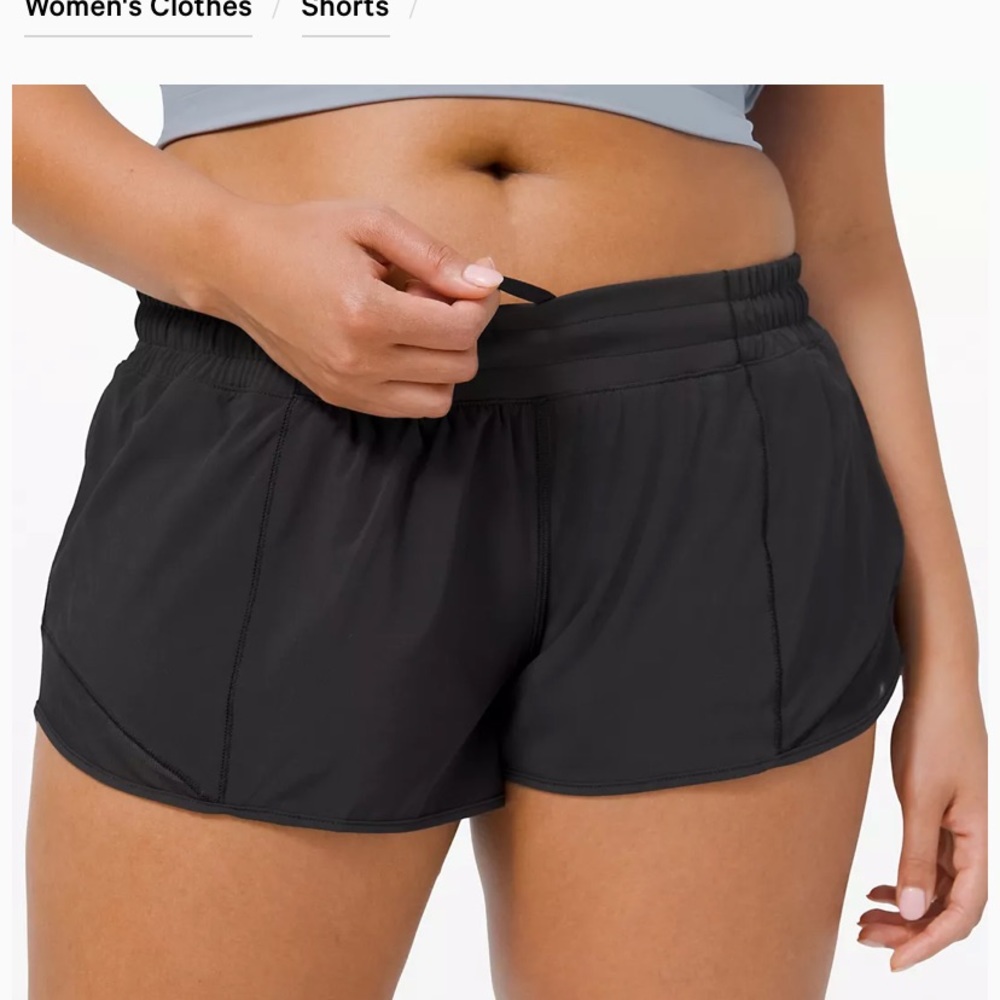 black lulu🍋 hotty hot 2.5in size 14